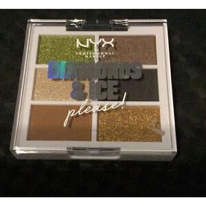 BNIB~NYX Diamonds & Ice Please D1603 Jeweled & Jaded Eyeshadow Palette